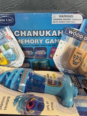 Chanukah Memory Game & Dreidel Toy Sets